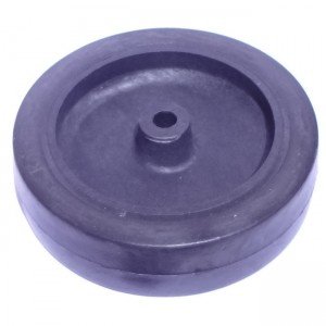 Roda De Plastico Preta 5 Polegadas Sem Rolamento 123mm X 33mm Roda De Plastico Preta 5 Polegadas Sem Rolamento 123mm X 33mm