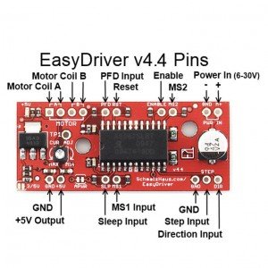 Módulo Driver Para Motor De Passo Easydrive A3967 Módulo Driver Para Motor De Passo Easydrive A3967