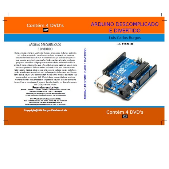 DVD Arduino Descomplicado E Divertido DVD Arduino Descomplicado E Divertido