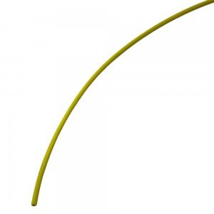 Espaguete Termoretrátil Diâmetro 1mm Amarelo (Metro)