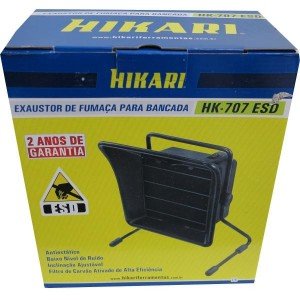 Exaustor de Fumaça para Bancada Hikari HK-707 ESD 220V Exaustor de Fumaça para Bancada Hikari HK-707 ESD 220V
