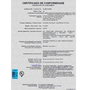Estação de Solda Analógica Hikari HK-936A ESD 60W 220V
