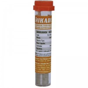 Estanho Para Solda Em Fio 1mm Tubo 25gr Hikari HS-30 70/30 Estanho Para Solda Em Fio 1mm Tubo 25gr Hikari HS-30 70/30