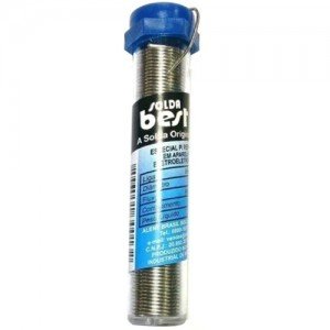 Estanho Para Solda Tubo 25gr Fio 1mm Marca Best Liga: 63/37 Estanho Para Solda Tubo 25gr Fio 1mm Marca Best Liga: 63/37