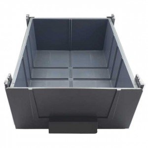 Base Modular Com Uma Gaveta - Cinza - GVT3 