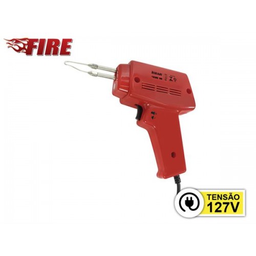 Pistola De Soldar Hikari Fire 100 Potência 45W 127VAC Pistola De Soldar Hikari Fire 100 Potência 45W 127VAC