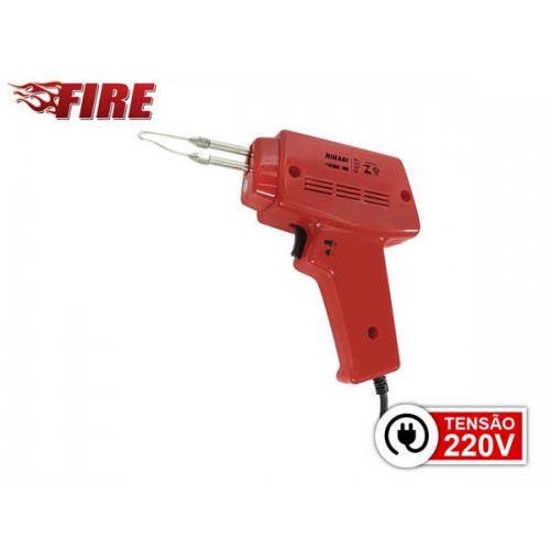 Pistola De Soldar Hikari Fire 100 Potência 40W 220VAC Pistola De Soldar Hikari Fire 100 Potência 40W 220VAC