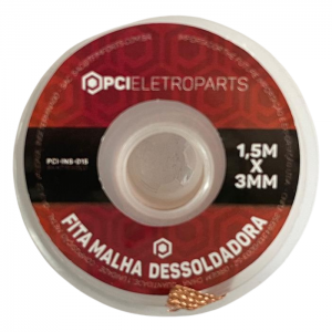 Malha Dessoldadora Tipo Fita 3mm x 1,5 Metro
