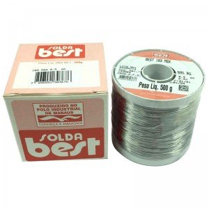 Rolo De Solda Best Laranja 183 MSX05 63x37 1/2 Kilo Fio 0,5mm