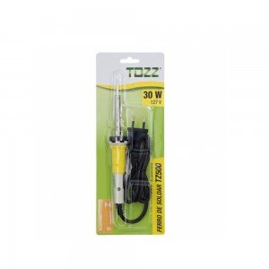 Ferro de Solda Tozz 30W 127VAC TZ500 Com Descanso Ferro de Solda Tozz 30W 127VAC TZ500 Com Descanso