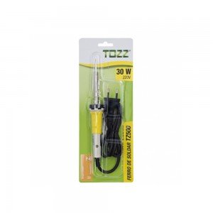 Ferro de Solda Tozz 30W 220VAC TZ500 Com Descanso Ferro de Solda Tozz 30W 220VAC TZ500 Com Descanso
