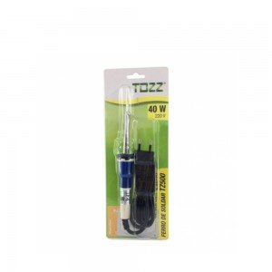 Ferro de Solda Tozz 40W 220VAC TZ500 Com Descanso Ferro de Solda Tozz 40W 220VAC TZ500 Com Descanso