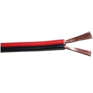 Fio Paralelo Preto E Vermelho 2x1,50mm (metro) Fio Paralelo Preto E Vermelho 2x1,50mm (metro)