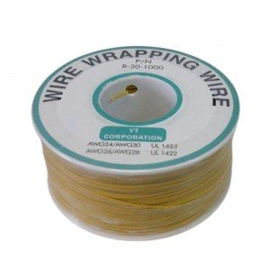 Fio Wire Wrap Amarelo 30AWG Rolo com 250m