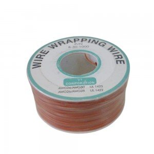 Fio Wire Wrap Laranja 30AWG Rolo com 250m