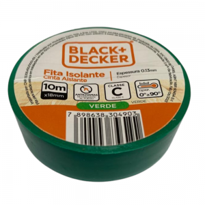 Fita Isolante Verde 10m Anti Chama Classe C 90 Graus Fita Isolante Verde 10m Anti Chama Classe C 90 Graus