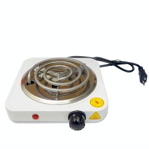 Fogão Elétrico Portátil de Mesa 1 Boca 1200W 127V Branco