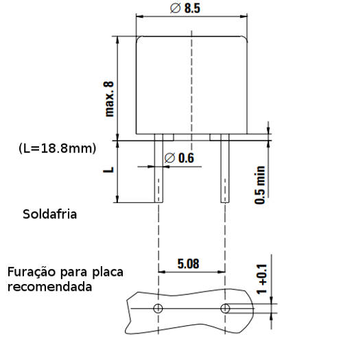 Pico Fusível 0,315A 8mm Marrom Pico Fusível 0,315A 8mm Marrom