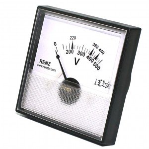 Voltimetro Analógico Renz QR65 500V CA