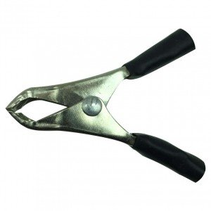 Garra Jacaré Para Bateria 50mm Preta 10A WD-020 Garra Jacaré Para Bateria 50mm Preta 10A WD-020