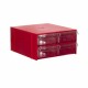 Gaveteiro CG. 204 Vermelho Com 4 Gavetas E 20 Divisórias Gaveteiro CG. 204 Vermelho Com 4 Gavetas E 20 Divisórias