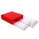 Gaveteiro CG102/5 Vermelho Com 2 Gavetas E 10 Divisórias Gaveteiro CG102/5 Vermelho Com 2 Gavetas E 10 Divisórias