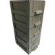 Gaveteiro CG3005/5 Ecológico 5 Gavetas 25 Divisórias Cinza