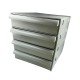 Gaveteiro CG404/5 Ecológico 4 Gavetas 20 Divisórias Cinza Gaveteiro CG404/5 Ecológico 4 Gavetas 20 Divisórias Cinza
