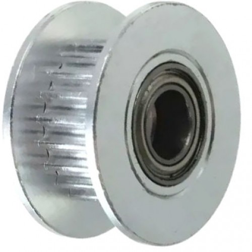 Polia GT2 20 Dentes Com Rolamento Eixo 3mm Correia GT2 6mm Polia GT2 20 Dentes Com Rolamento Eixo 3mm Correia GT2 6mm