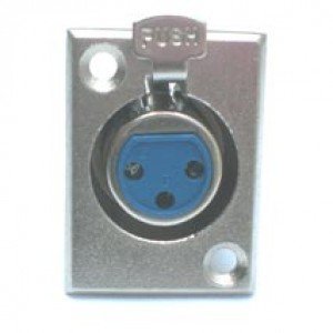 Jack Canon Femea LS1019 3 Furos Jack Canon Femea LS1019 3 Furos