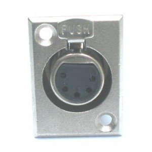 Jack Canon Femea LS1019 5 Furos Jack Canon Femea LS1019 5 Furos