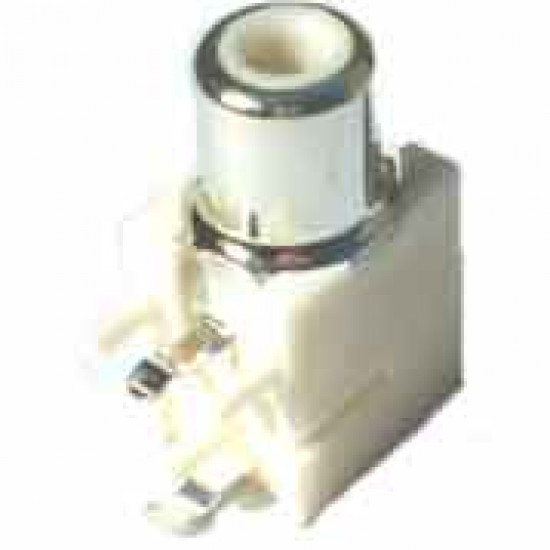 Jack RCA Branco Para Placa Jack RCA Branco Para Placa