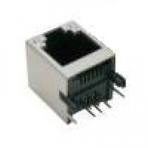 Jack RJ12 6P6C Blindado Para Placa (YH55-10) Jack RJ12 6P6C Blindado Para Placa (YH55-10)