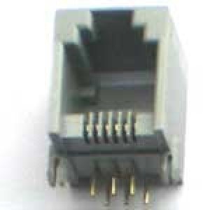 Jack RJ12 6P6C Para Placa (YH55-04)