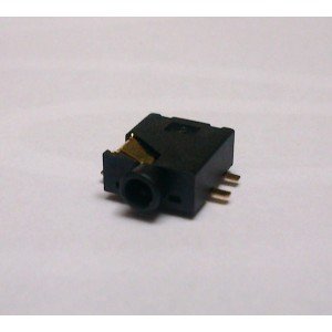 Conector Jack Smd PJ-205 2,5mm 5T Dourado