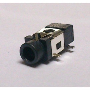 Conector Jack Smd PJ-209 2,5mm 5T Prata