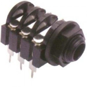 Jack J10 Estereo Para Placa LS2037 6T (Sem Furo No Terminal) Jack J10 Estereo Para Placa LS2037 6T (Sem Furo No Terminal)