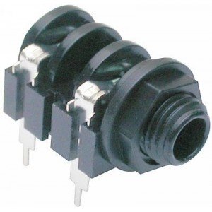 Jack J10 Mono Para Placa LS2036 4T (Sem Furo No Terminal) Jack J10 Mono Para Placa LS2036 4T (Sem Furo No Terminal)