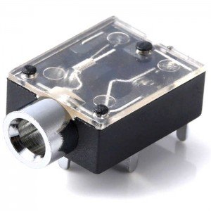 Jack J2 Estéreo Para Placa Sem Rosca PJ-324