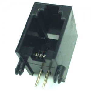 Jack RJ11 4P4C YH55-01 Para Placa 