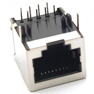 Jack RJ45 8P8C Blindado Para Placa ( YH59-01)