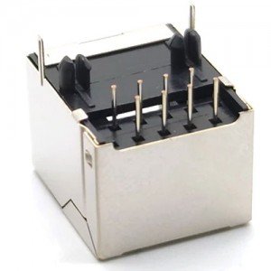 Jack RJ45 8P8C Blindado Para Placa ( YH59-01) Jack RJ45 8P8C Blindado Para Placa ( YH59-01)