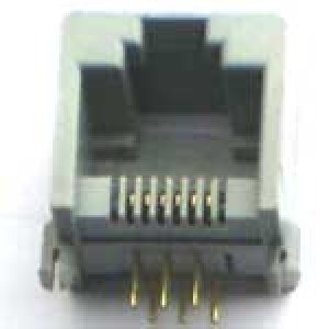 Jack RJ45 8P6C Para Placa (YH55-05)