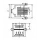 Jack RJ45 8P8C Para Placa (YH55-05-B)