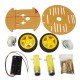 Kit Chassi 2WD Redondo Para Robô com 2 Rodas para Arduino Kit Chassi 2WD Redondo Para Robô com 2 Rodas para Arduino