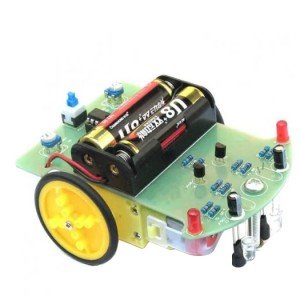 Kit De Montagem Robô Seguidor de Linha D2-1 DIY 
