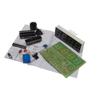 Kit DIY Relógio Eletrônico Com Alarme Buzzer 