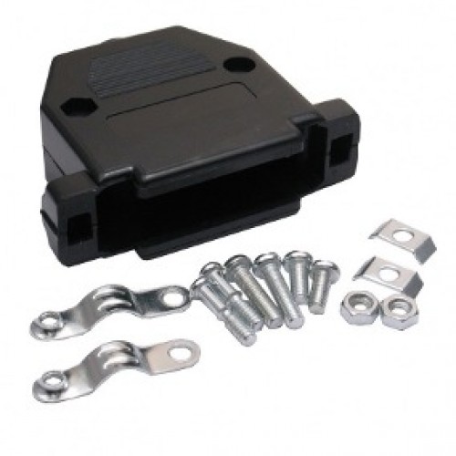 Capa Para Conector DB37 Com Kit Curto Preto/Cinza Capa Para Conector DB37 Com Kit Curto Preto/Cinza