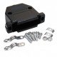 Capa Para Conector DB37 Plástica Kit Curto Preto Com 50 Pçs Capa Para Conector DB37 Plástica Kit Curto Preto Com 50 Pçs