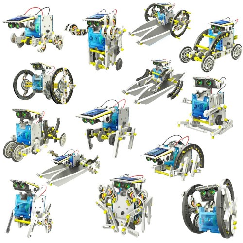 Robô 13 em 1 Energia Solar - Kit Robótica Educacional Robô 13 em 1 Energia Solar - Kit Robótica Educacional